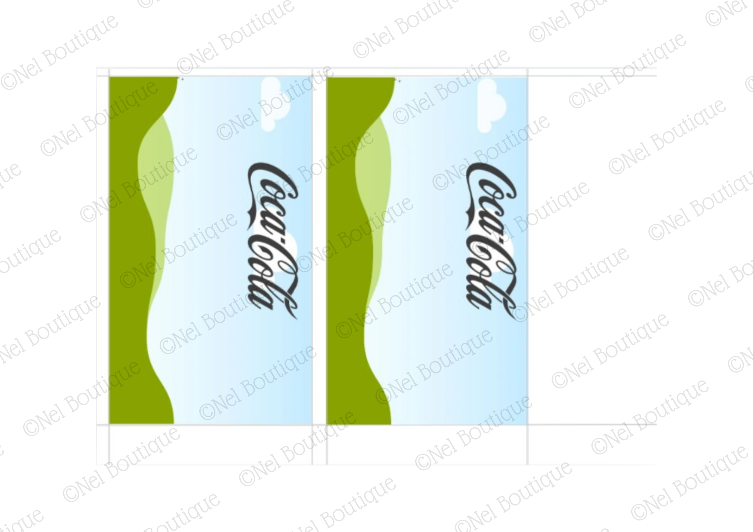 Template canetteCoco cola mini