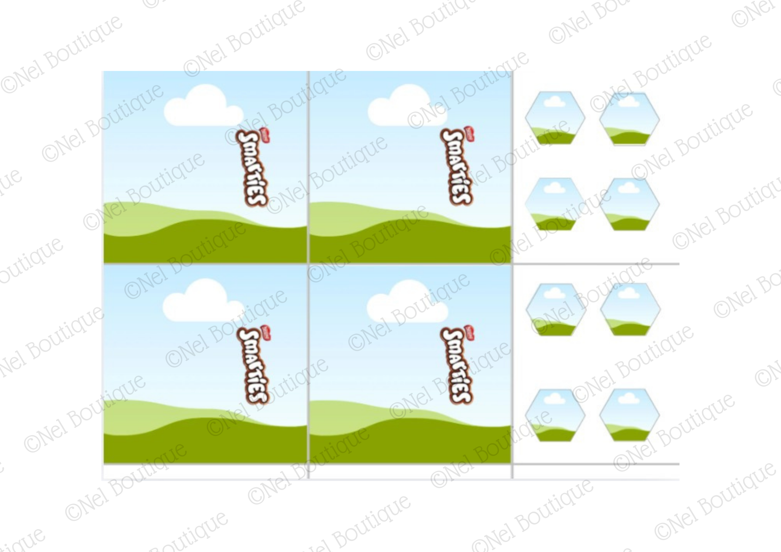 Template boite Pringles