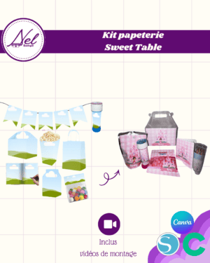 Kit papeterie Sweet Table