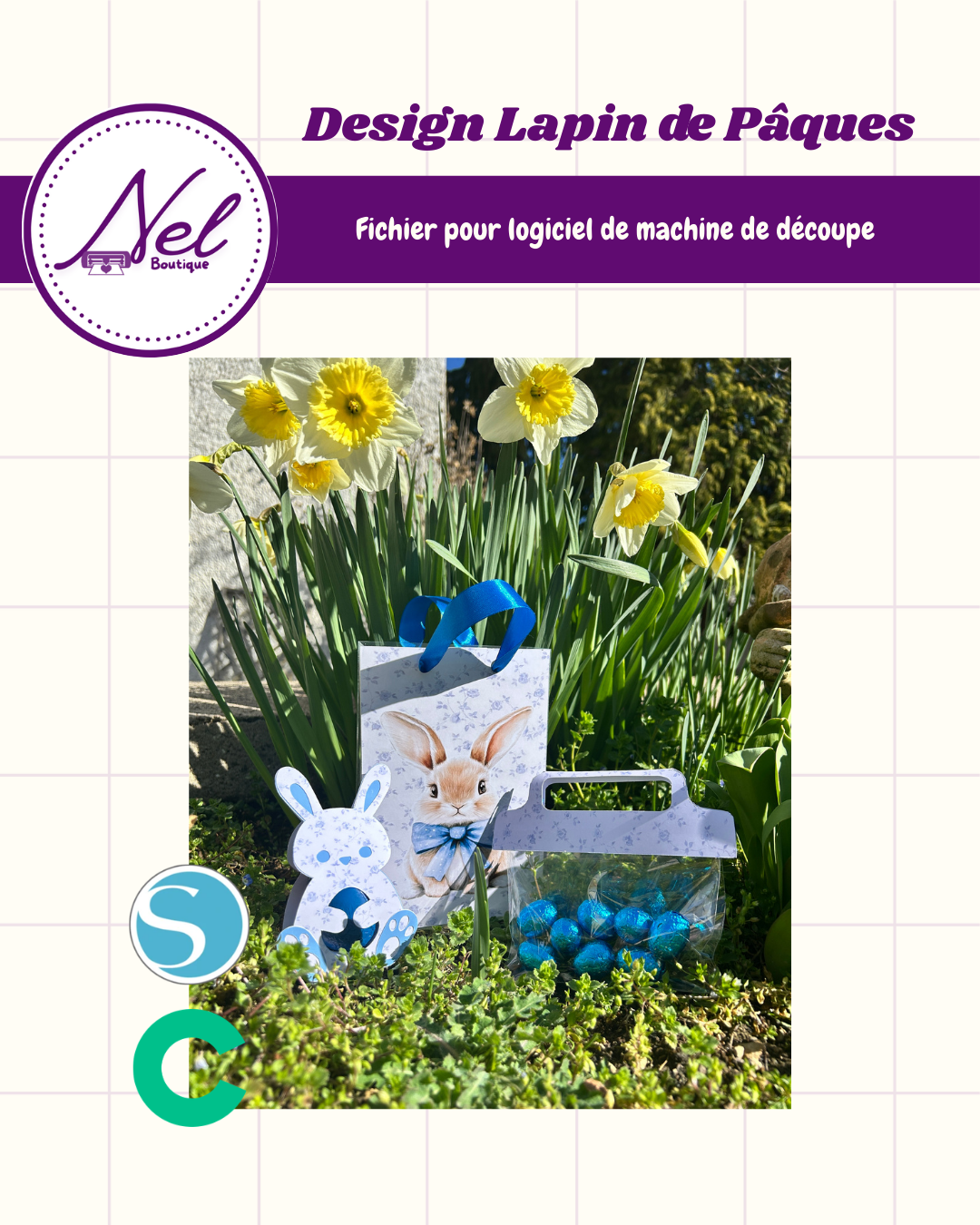design Lapin de Pâques
