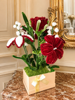 Composition florale lys